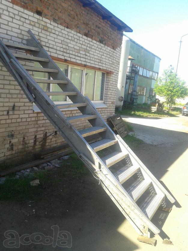 Лестница раздвижная Нержавейка,