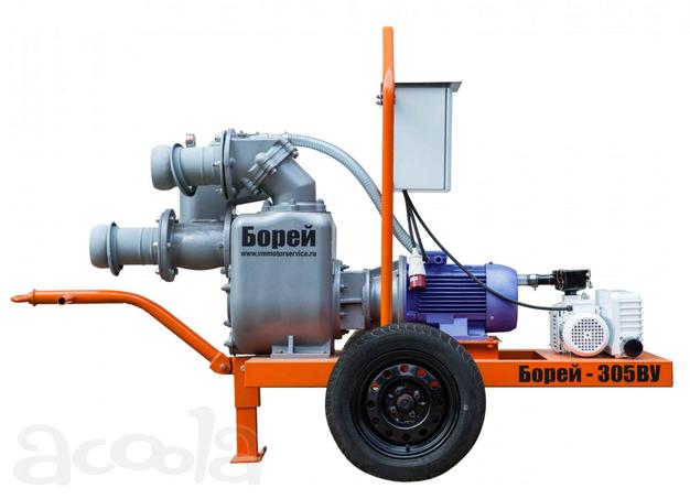 Борей-305ВУ (Эл.вак. установка 15кВт/1450 об., 320м3/час, 23 м.в.с., абр.10%, т.ч. 76мм, вак.65)